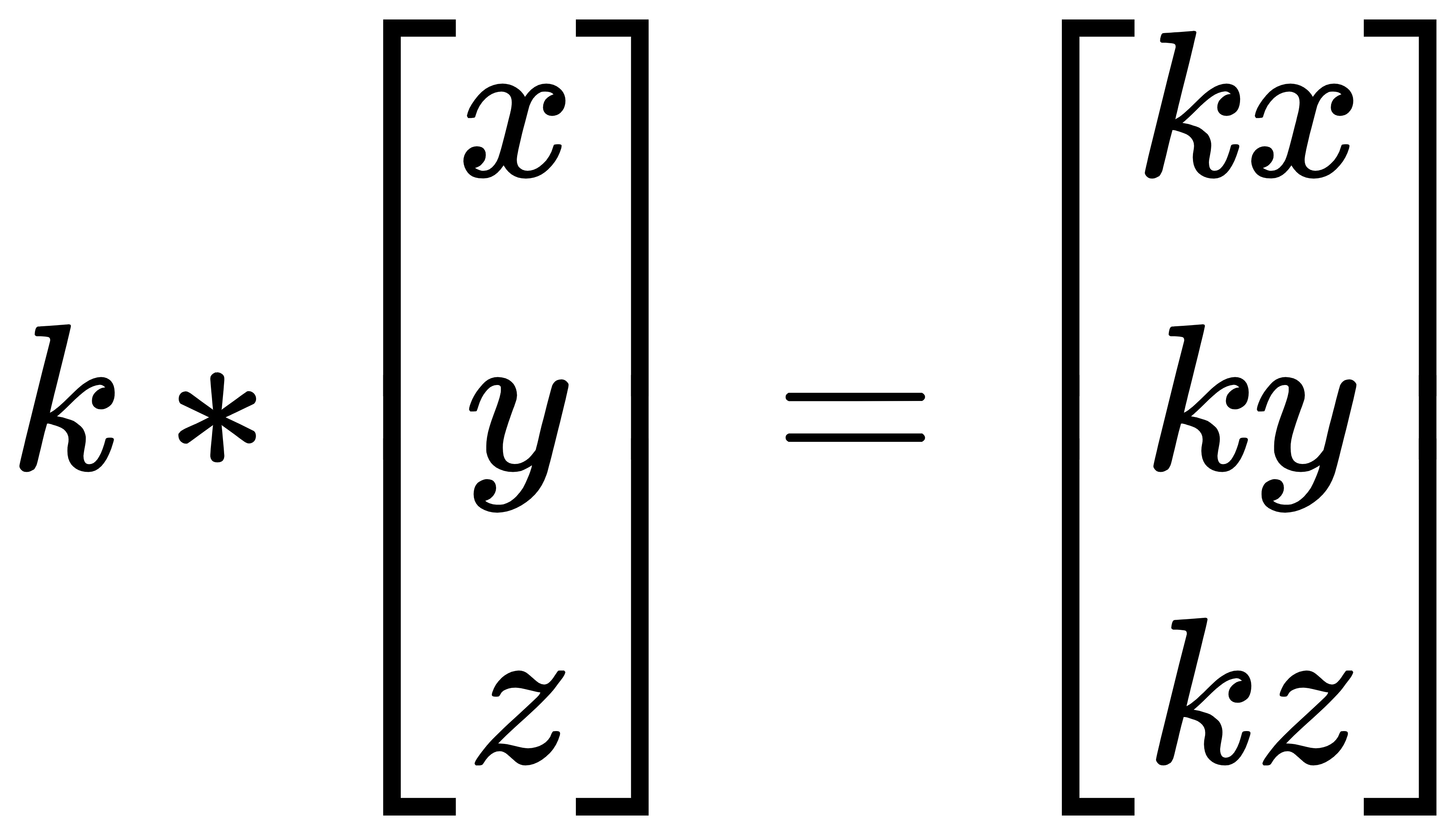 向量乘法公式