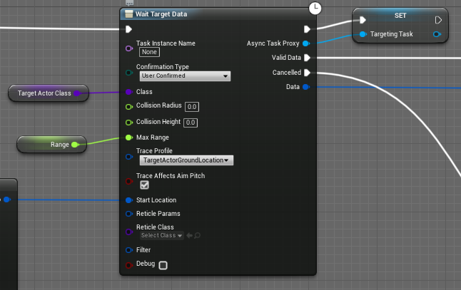 Blueprint WaitTargetData AbilityTask