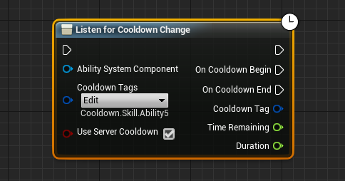 Listen for Cooldown Change BP Node